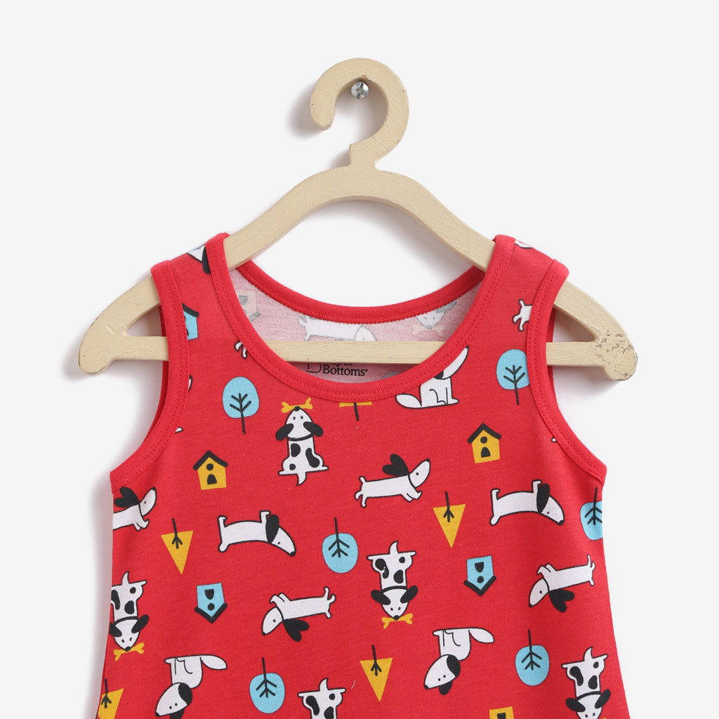 A-line Dress - 2 pack - All Smiles - Furry Love