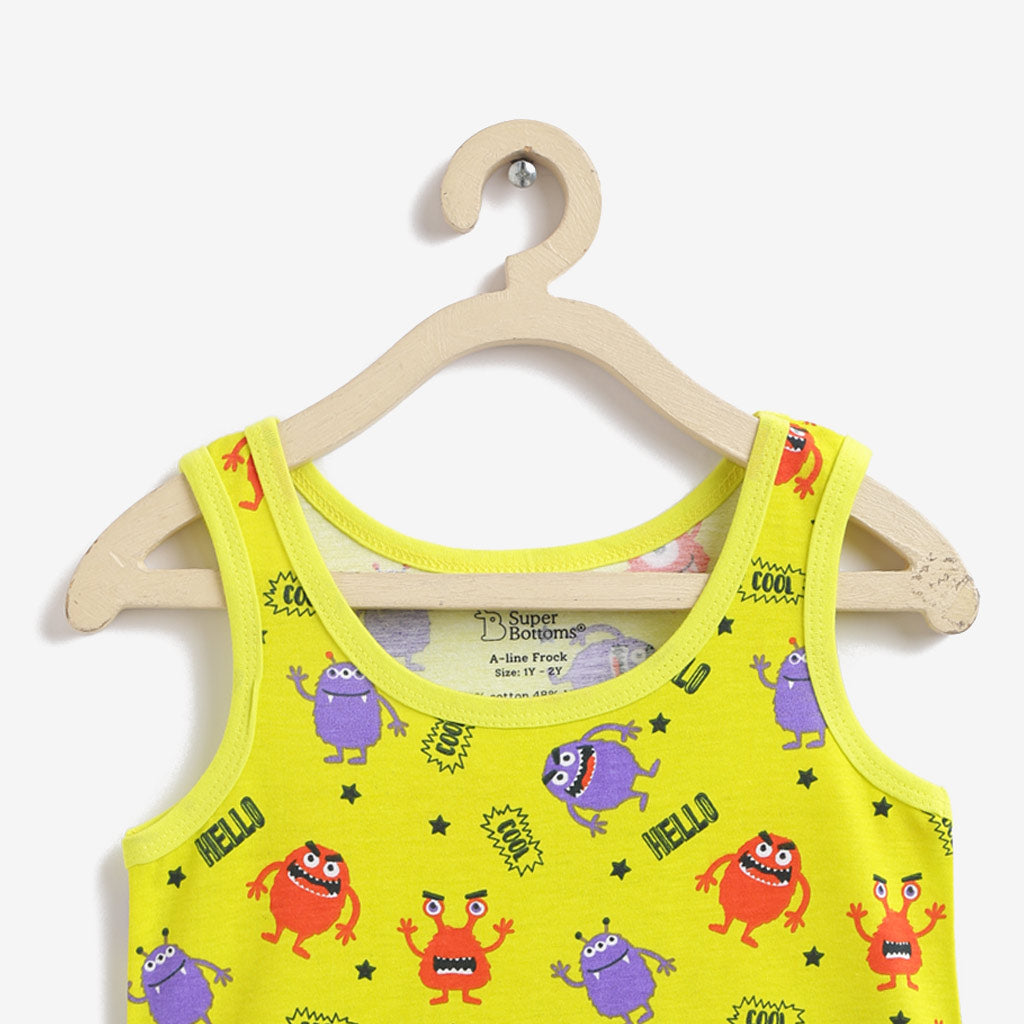 A-line Dress - Mini Monster