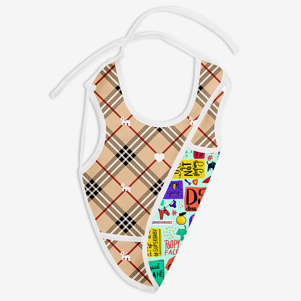 Tartan & Mommy Talk - Waterproof Cloth Bib