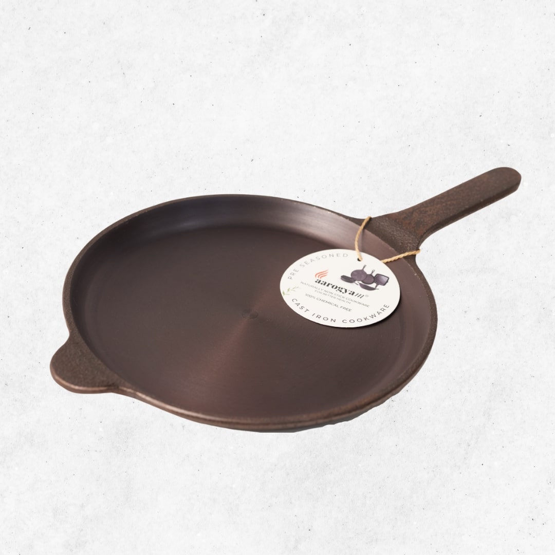 Aarogyam Cast Iron OMLETTE PAN 10 Inch