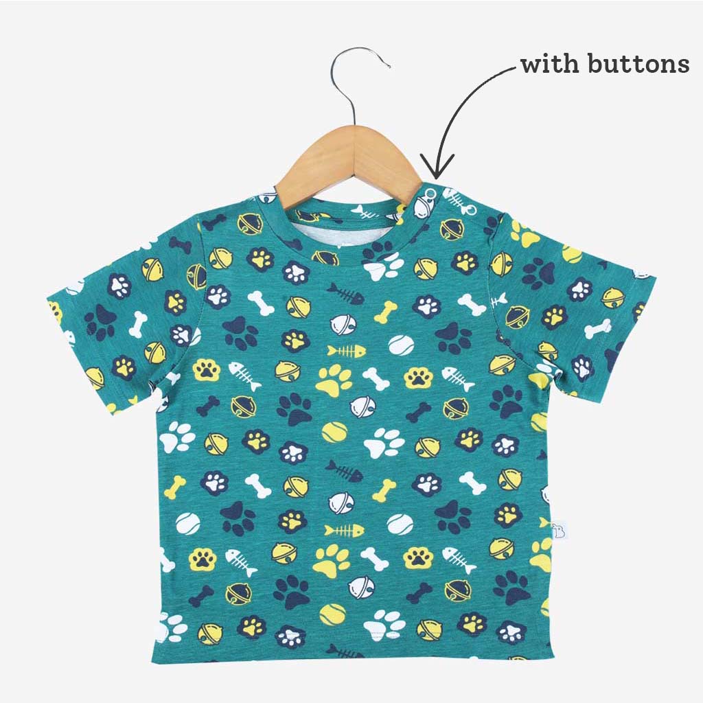 Short Sleeve Top & Shorts Set - 2 pack - Treats and Tails - Furry Love