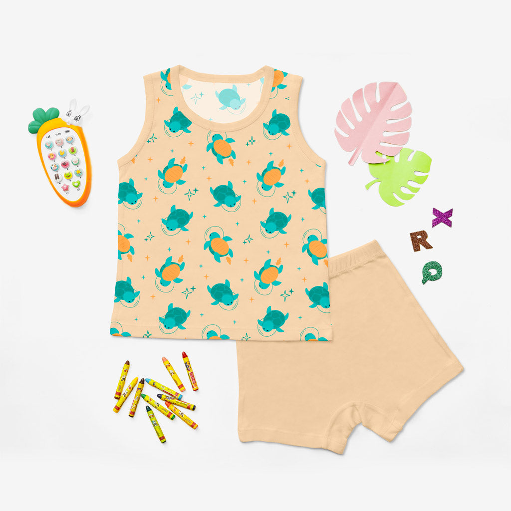 Choose Top and Shorts Set Size and Print New