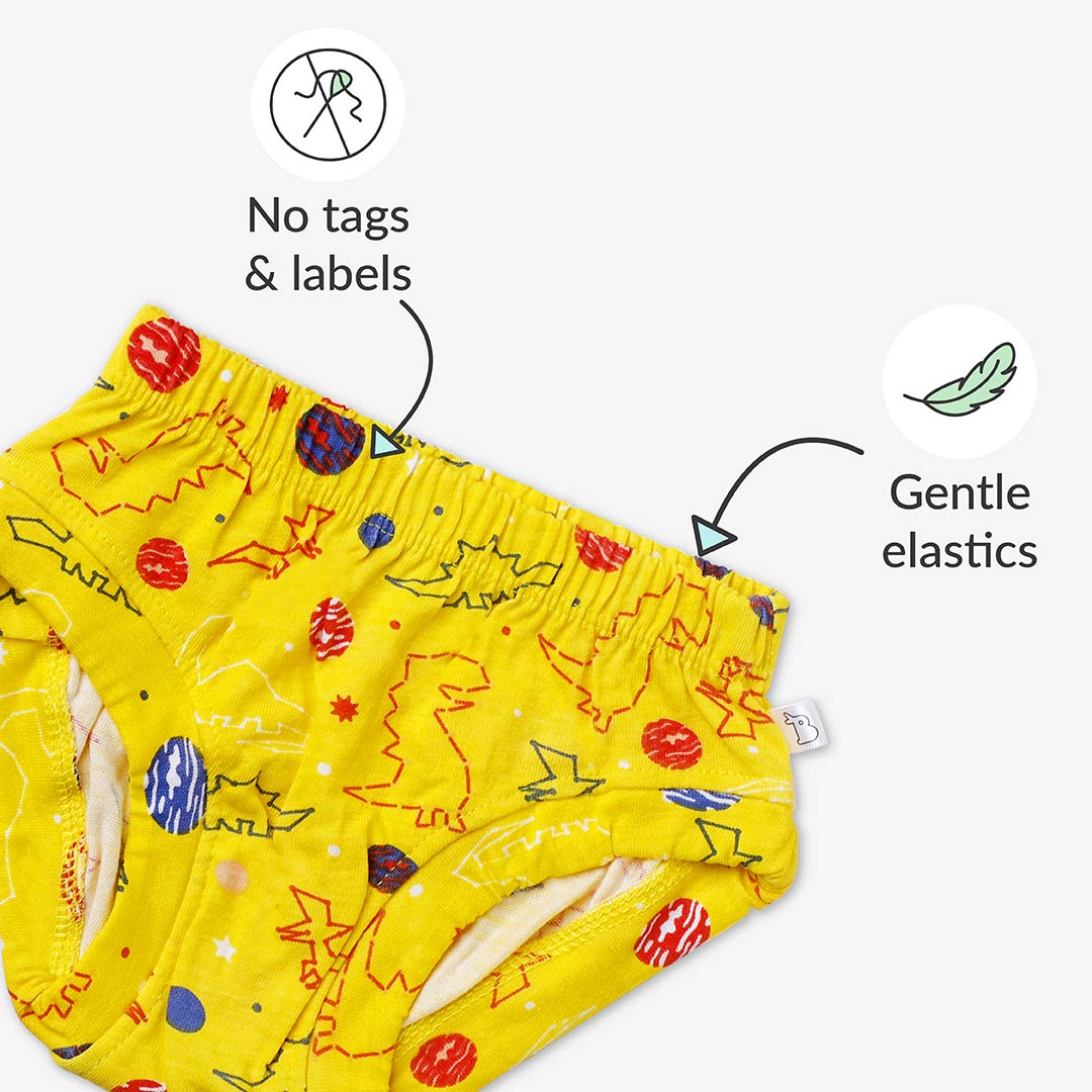 Choose Print and Size for Unisex Toddler Briefs - Pack of 3