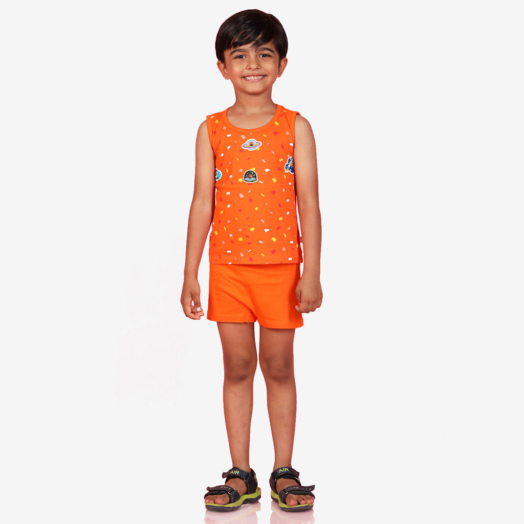 Top & Shorts Set - Colour Patch