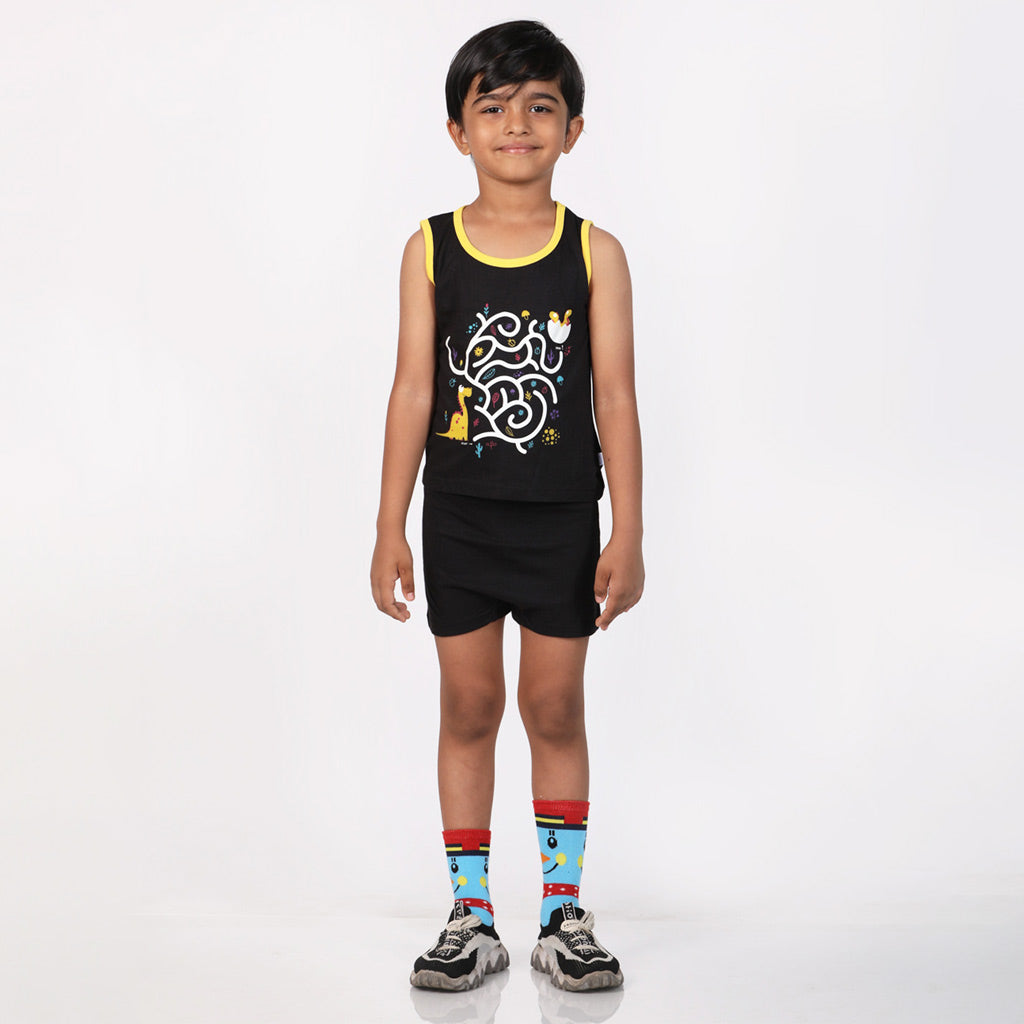 Glow Top & Shorts Set - Dino-A-Maze