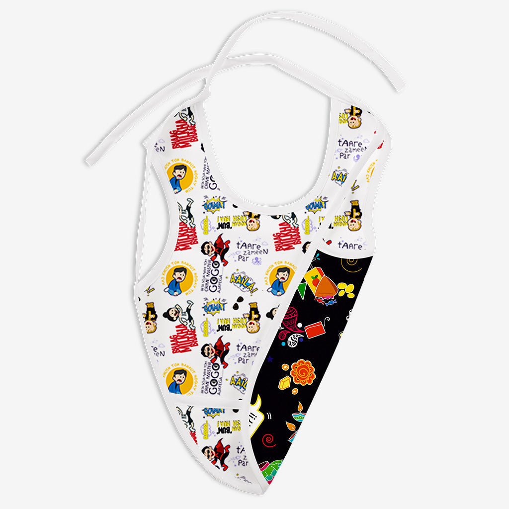 Choose Waterproof Cloth Bib Print