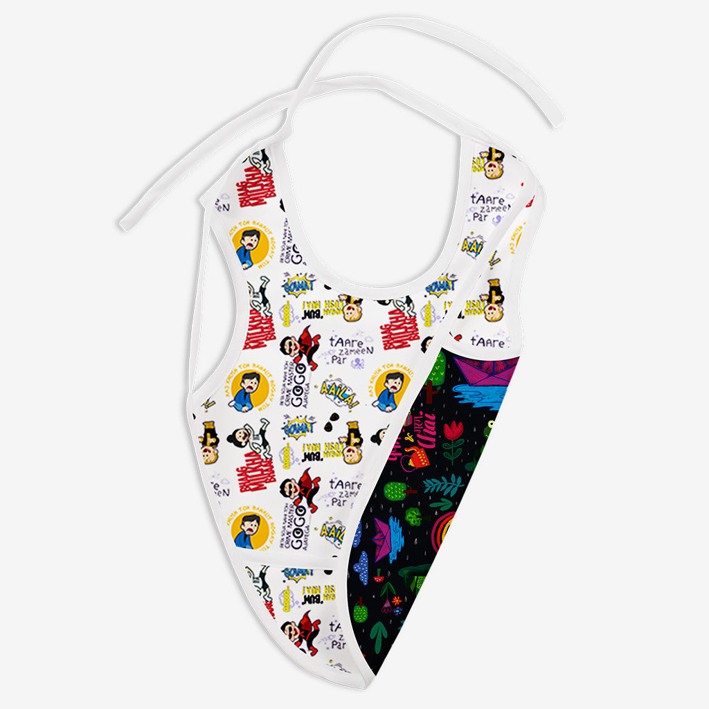 Choose Waterproof Cloth Bib Print