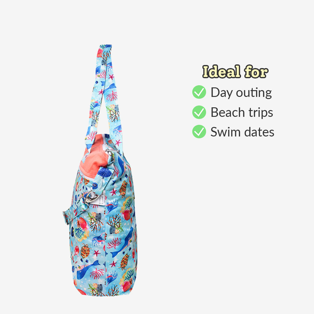 Save Our Seas Waterproof Diaper Tote