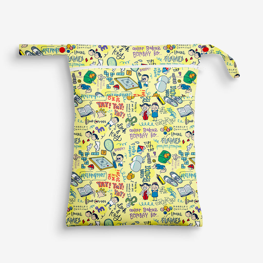 Waterproof Cloth Bag -Doodle Love 