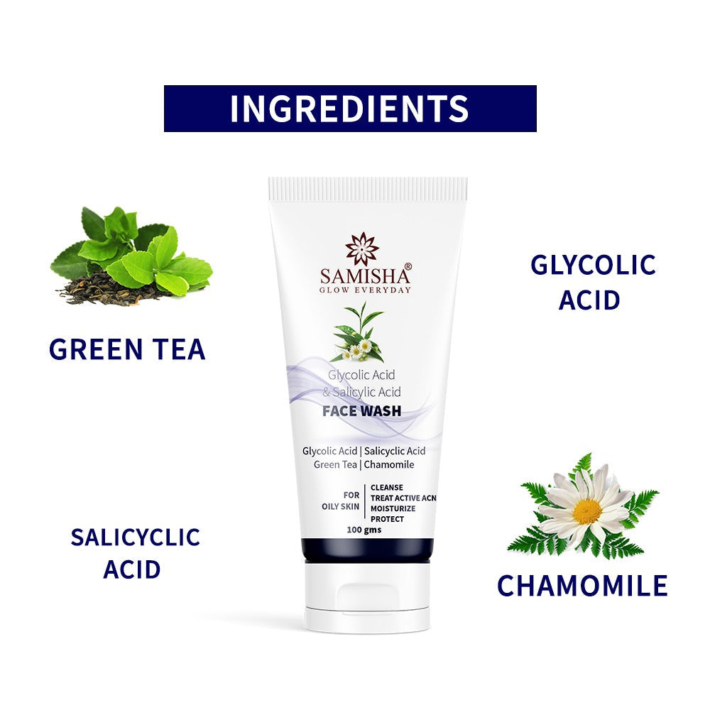 Acne Facewash & Vitamin C Serum Combo