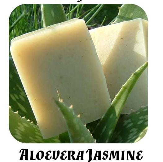 Organic Aloevera & Jasmine Anti-Blemish Bath Bar - 100gm
