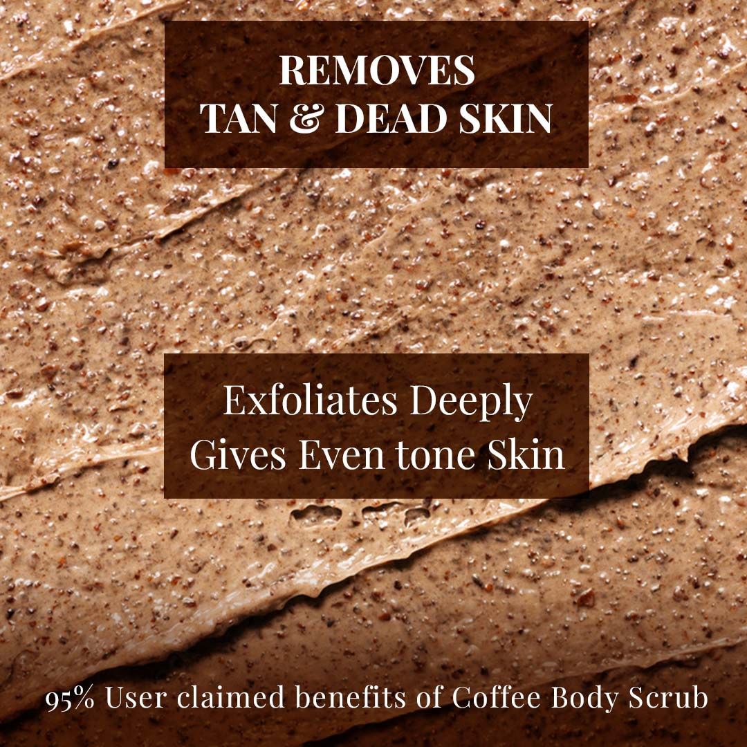 Coffee Body Scrub with Honey & Oatmeal - 100 g