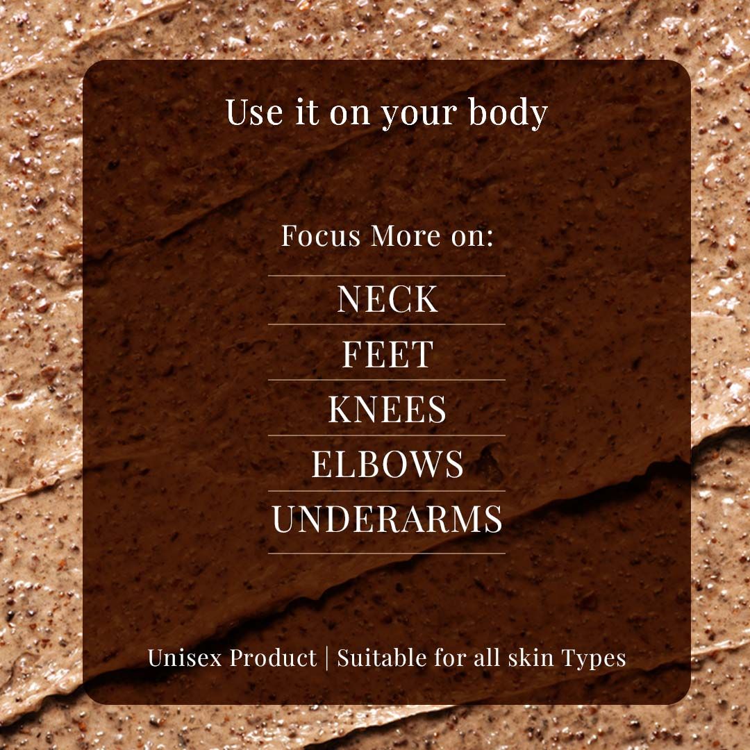 Coffee Body Scrub with Honey & Oatmeal - 100 g