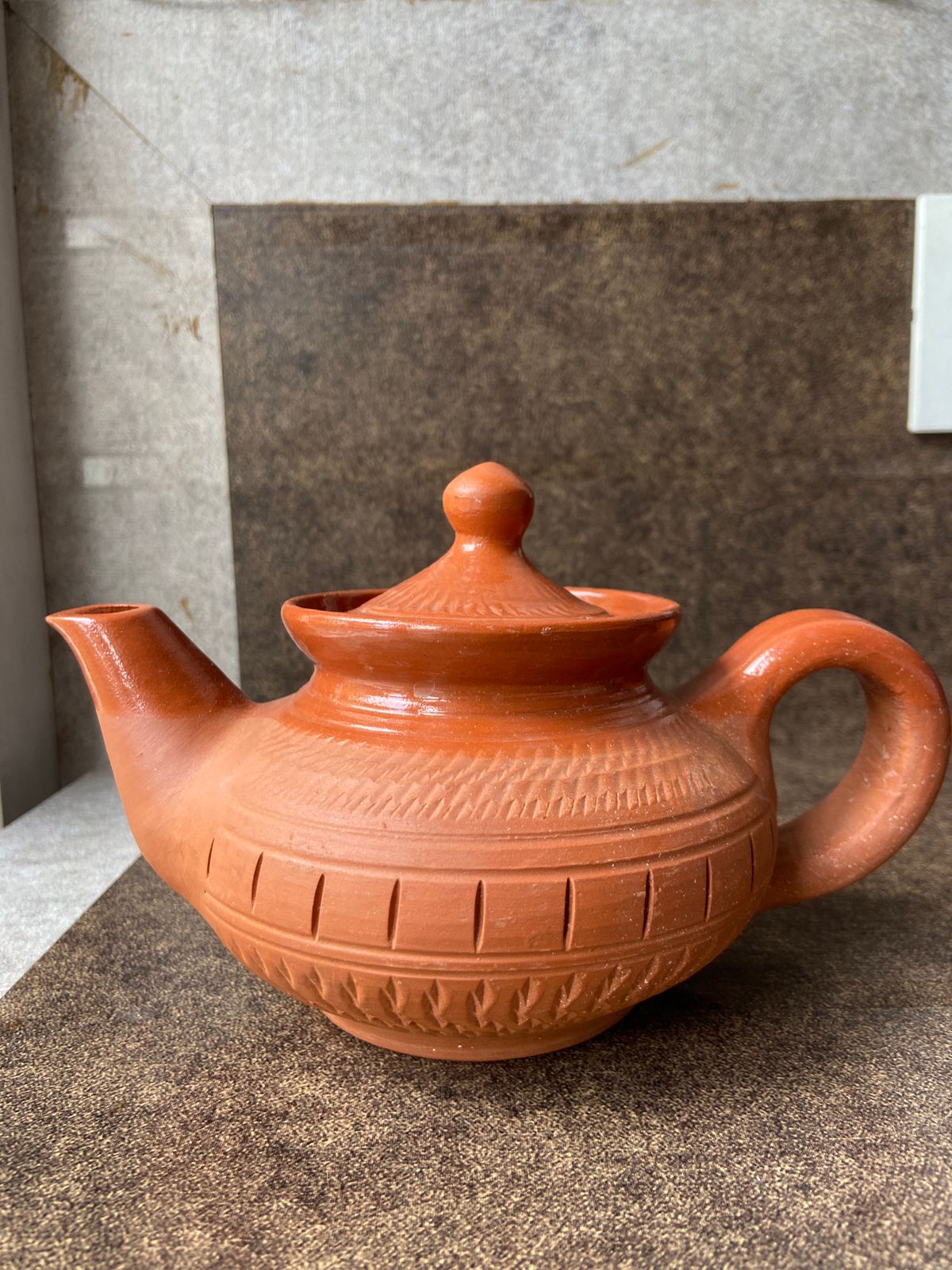 Terracotta Tea Pot