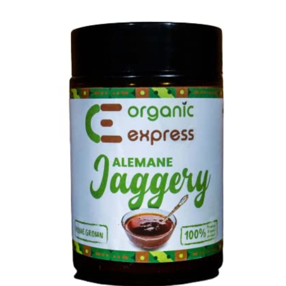 ORGANIC EXPRESS ALEMANE JAGGERY - 600 GM