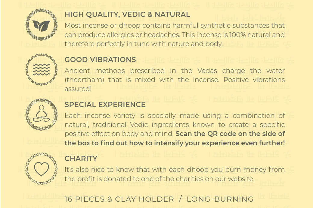 Natural Vedic Sambrani  Relaxation  16 pcs