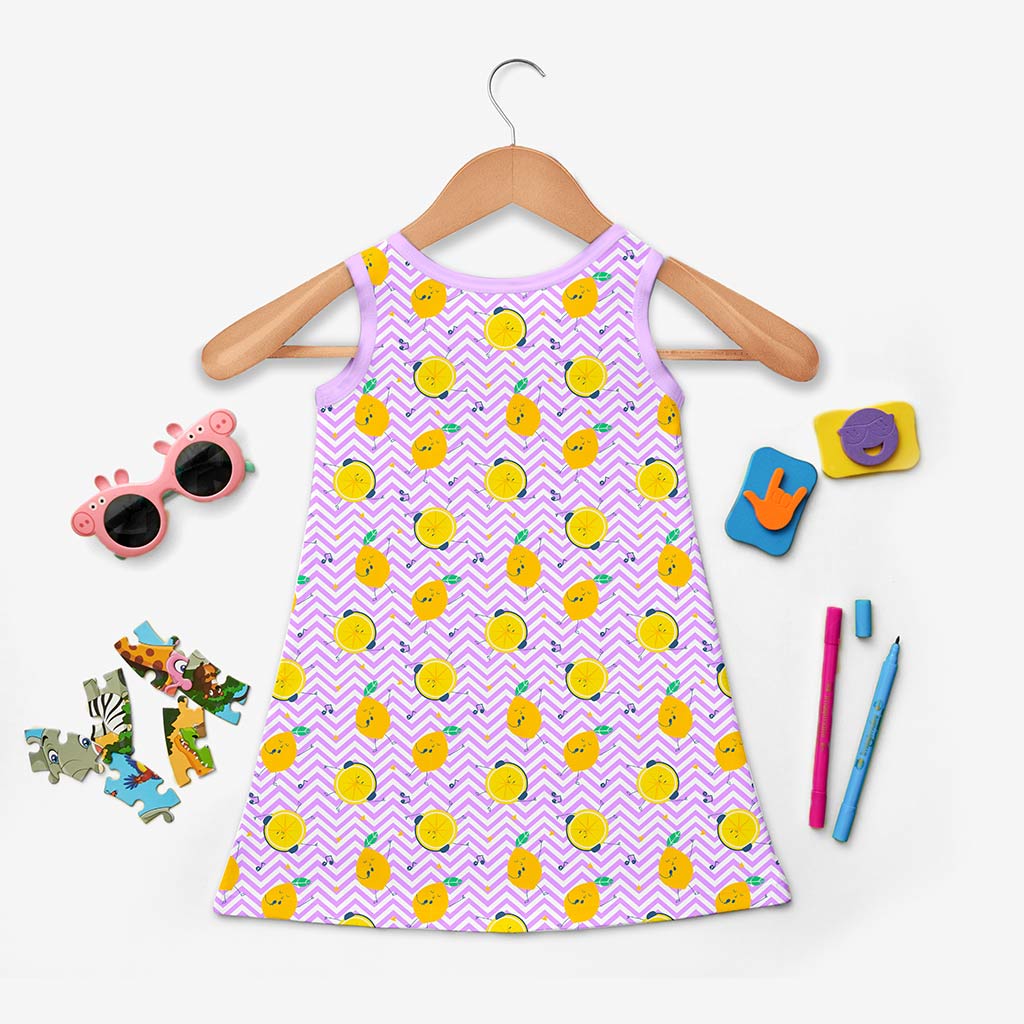 A-line Dress - Lemon Life