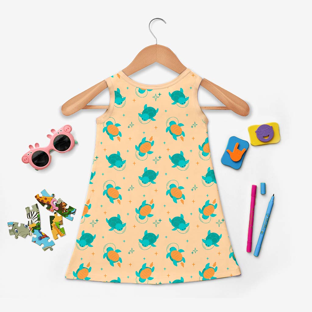 A-line Dress - Space Snapper