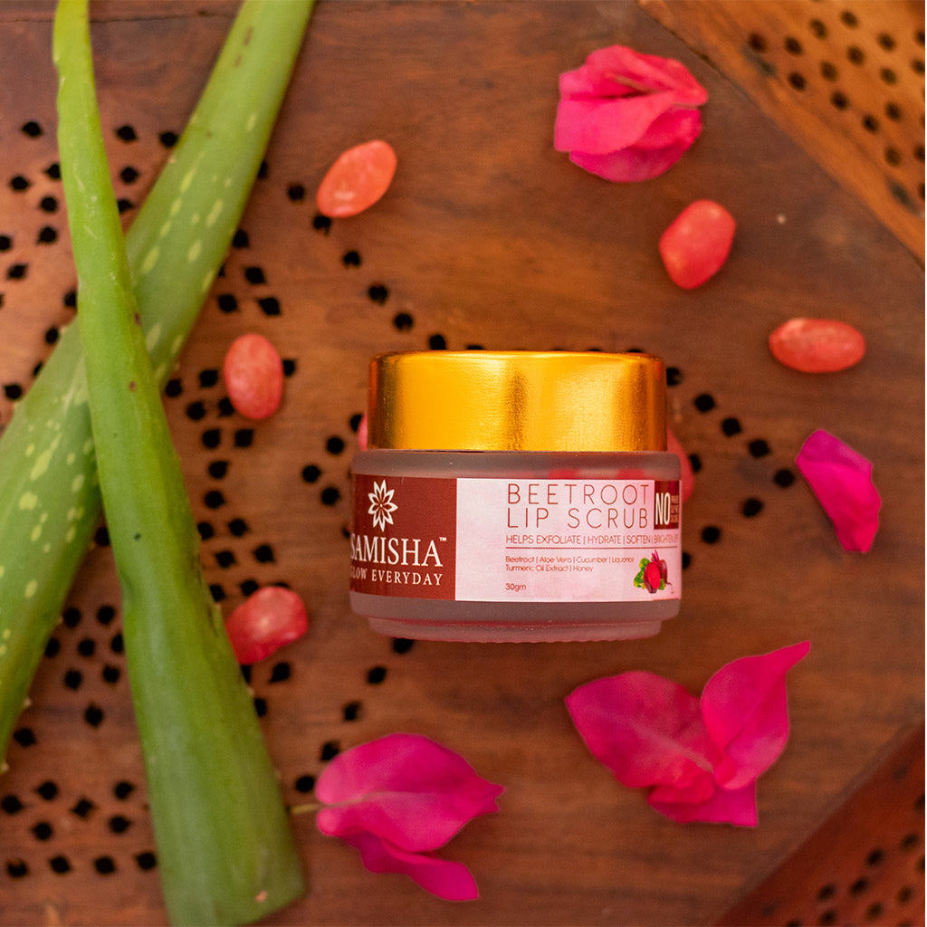 Lip Lightening Scrub | Beetroot, Liquorice For Supple And Bright Lips, 30 Gm