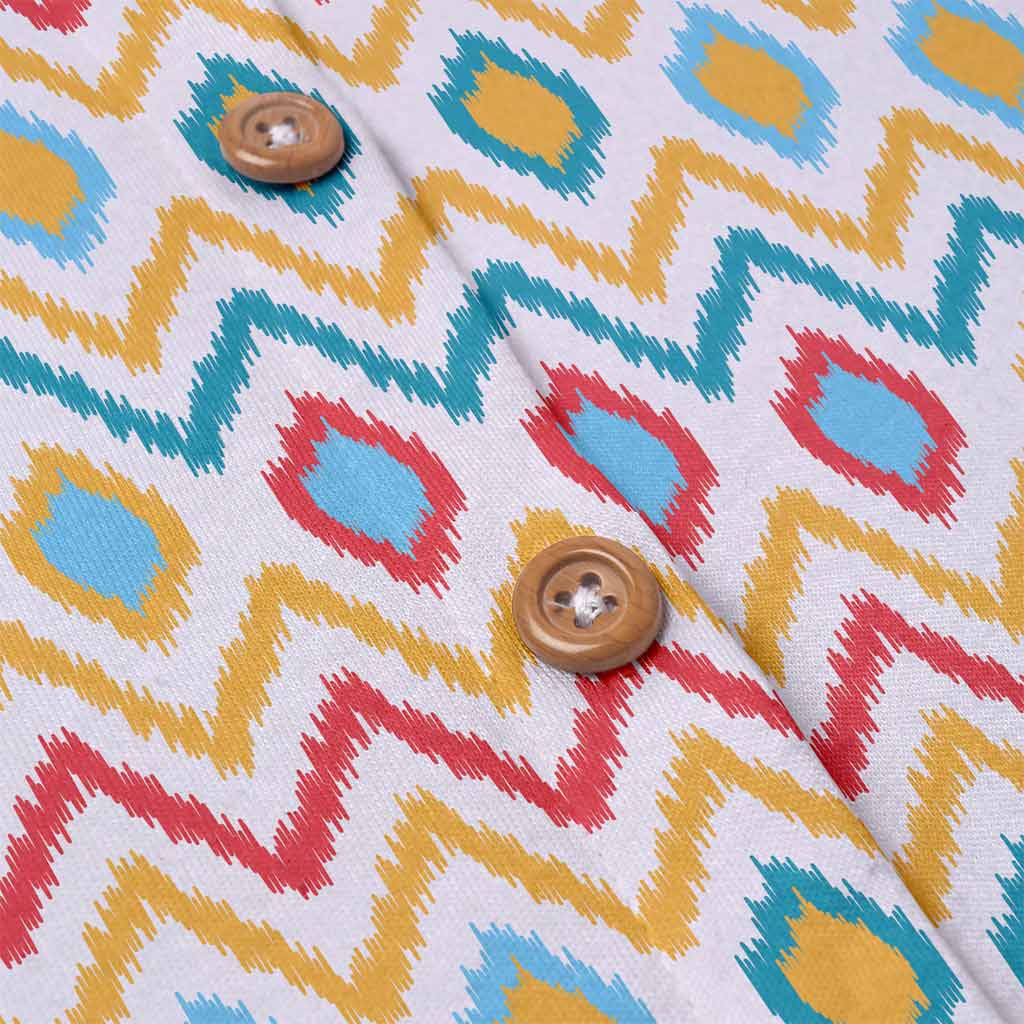 Ikat Chevron - Stole Style Nursing Cover