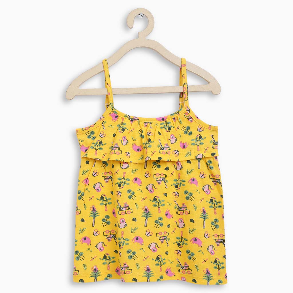 Strappy A-Line Top - 2 pack - Day at Zoo - Sweet Candy