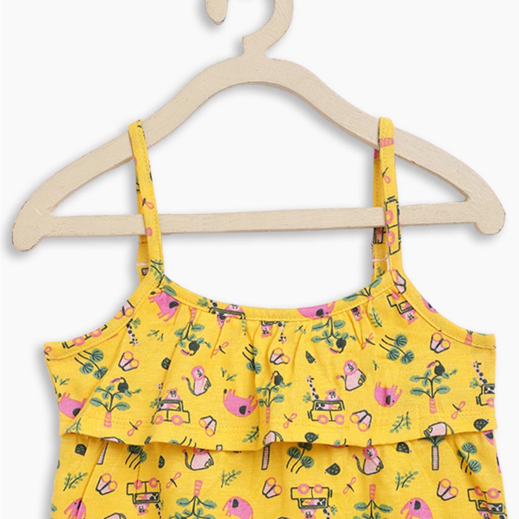 Strappy A-Line Top - Day At Zoo