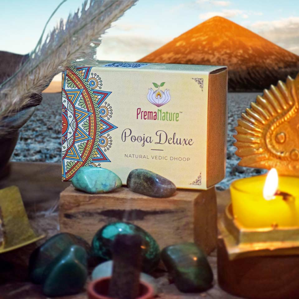 Natural Vedic Sambrani  Pooja Deluxe  16 pcs