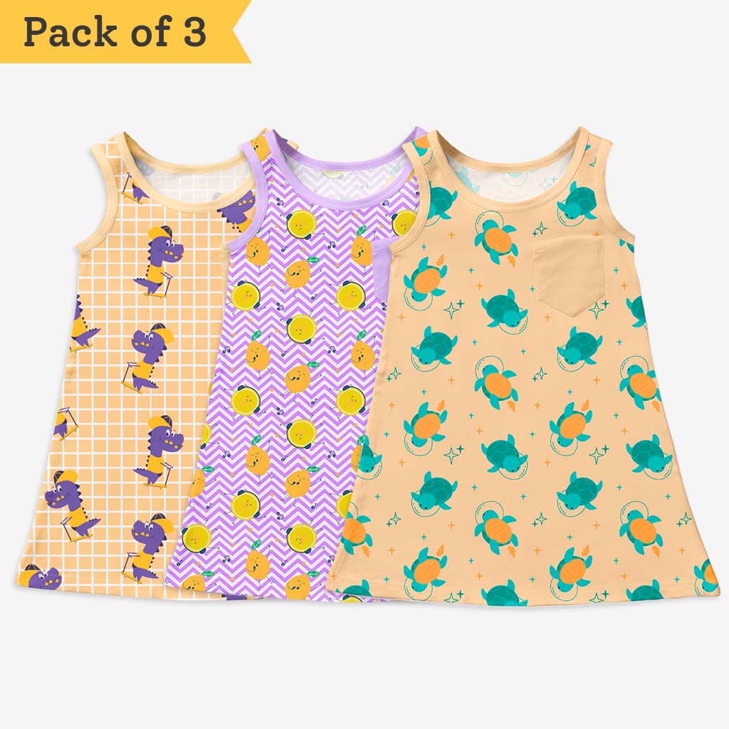 A-line Dress - 3 Pack