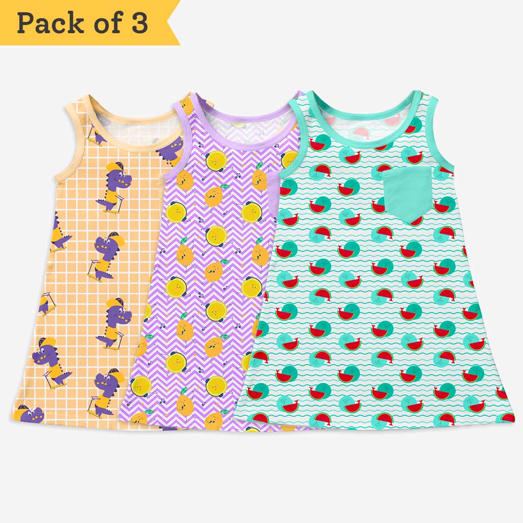 A-line Dress - 3 Pack