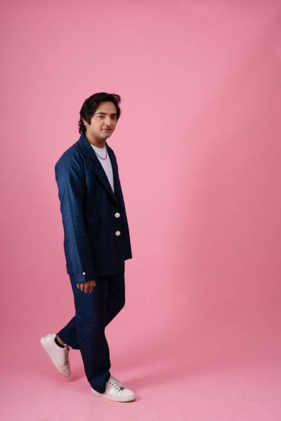 Travellin' Blues Dual Colour Hemp Shirt - S