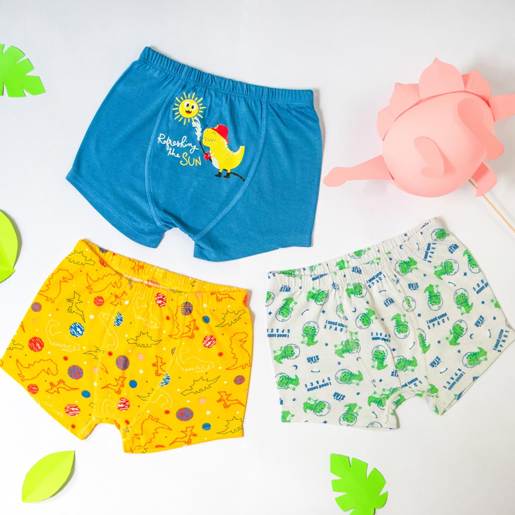 Young Boy Trunk - 3 Pack (Finding Dino 2.0)