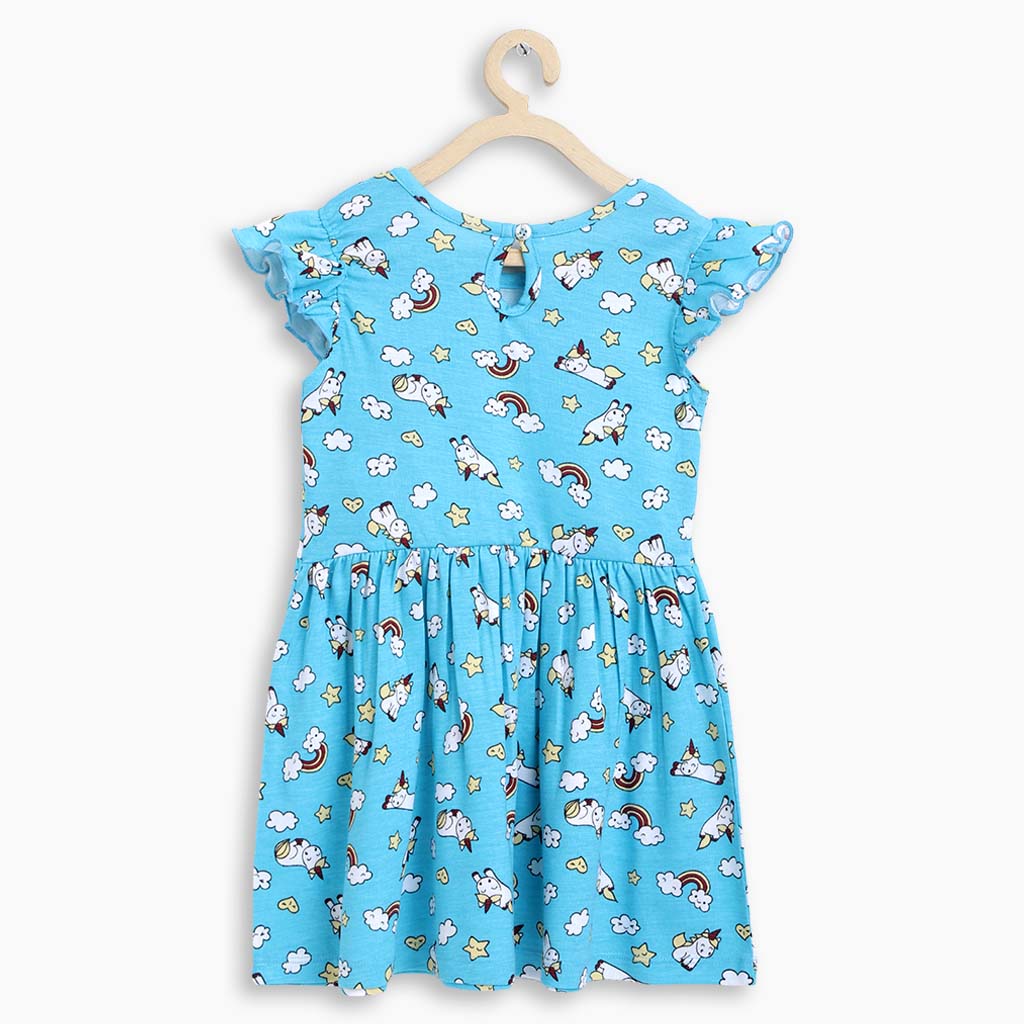 Short-Sleeve Dress - 2 pack - Furry Love - Flying Unicorn