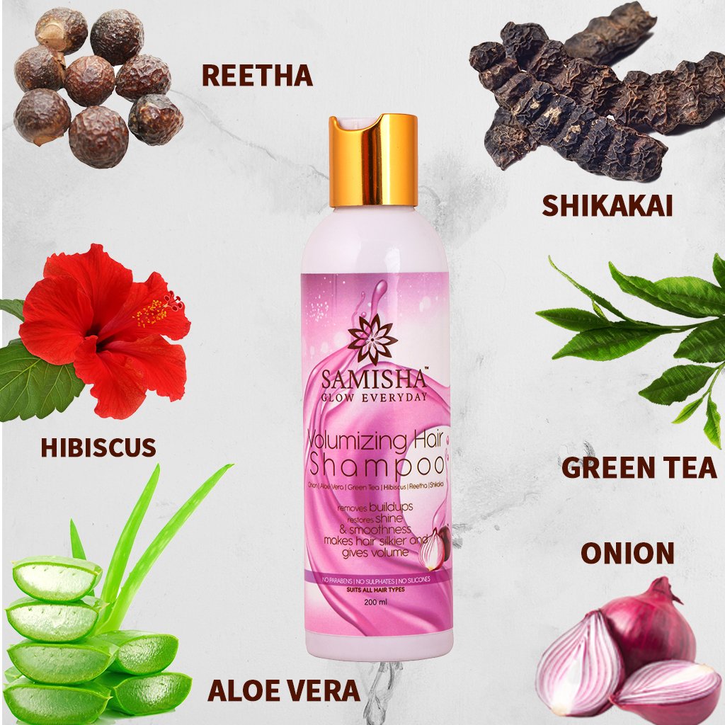 Samisha Organic Red Onion Ultimate Hair Care Regime (Shampoo+Hair Oil) - 400 ML