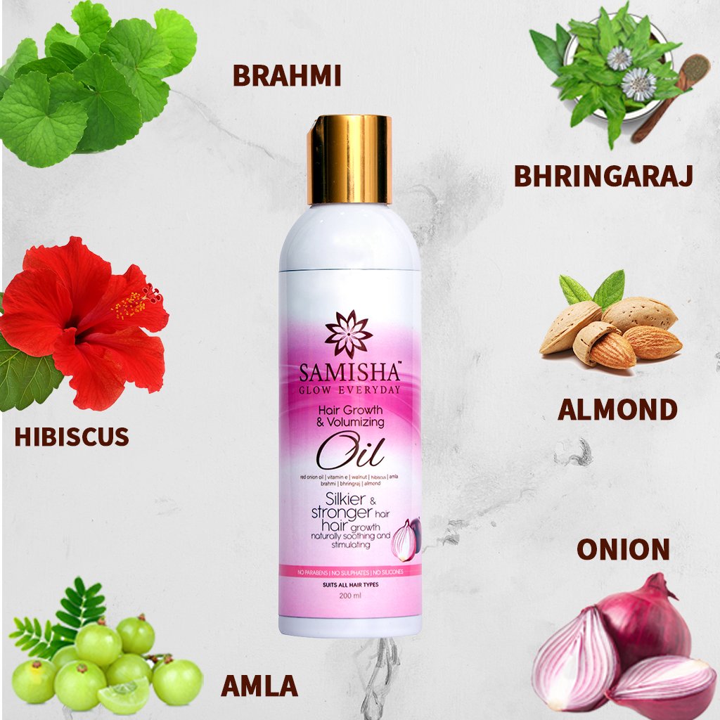 Samisha Organic Red Onion Ultimate Hair Care Regime (Shampoo+Hair Oil) - 400 ML