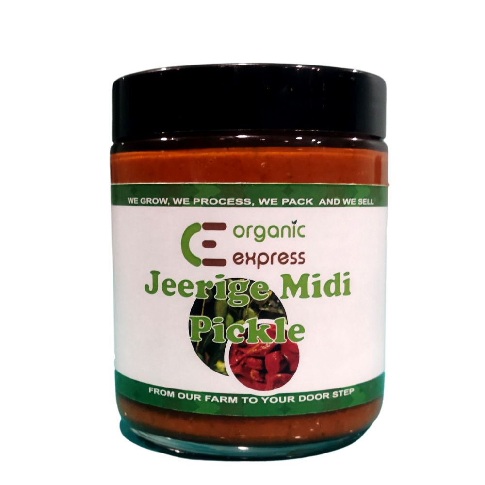 ORGANIC EXPRESS JEERIGEMIDI TENDER MANGO PICKLE - 500 GM