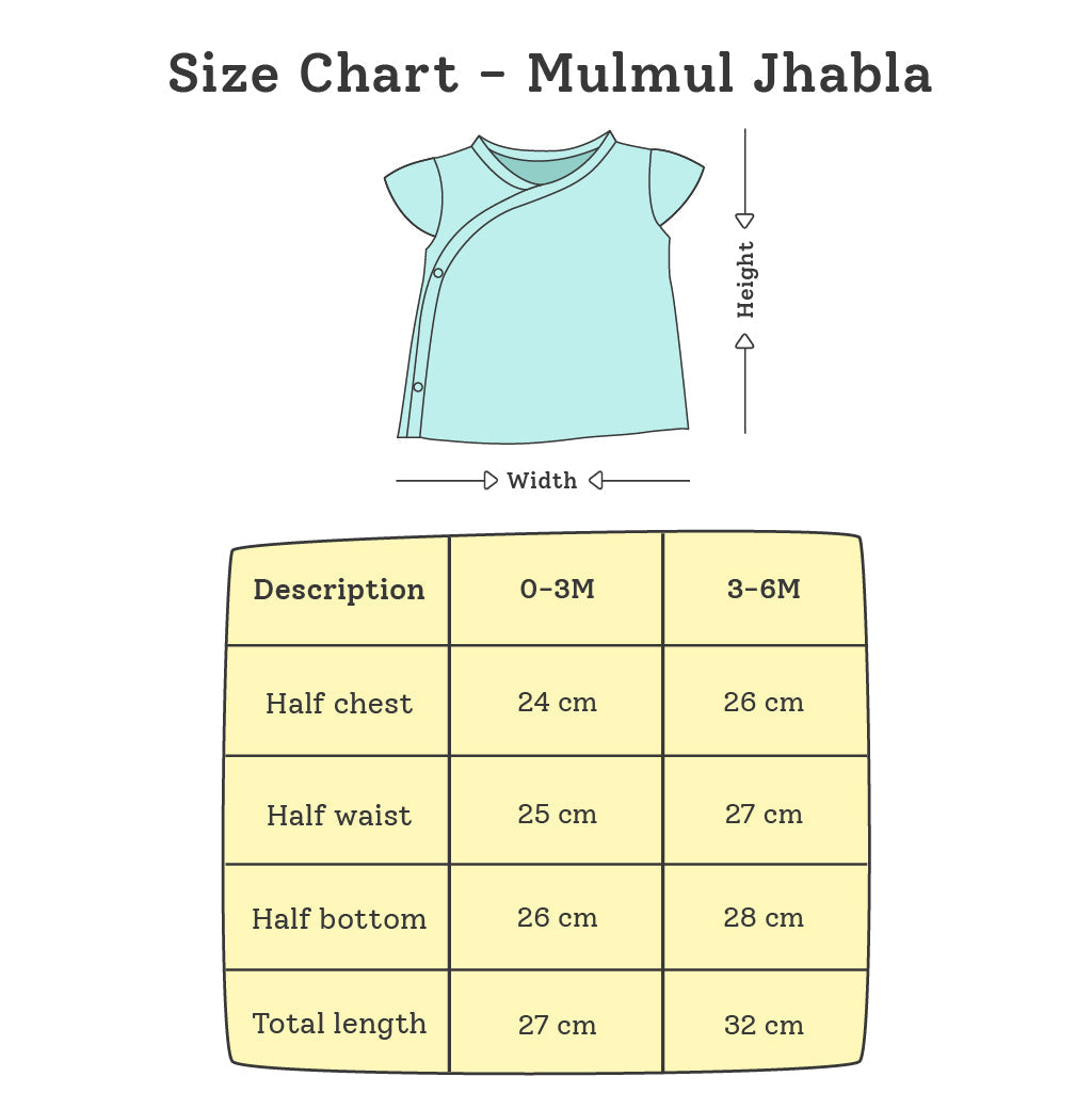 Dry Feel Langot with Mulmul Jhabla - Pack of 3 - Sparkle and Shine Collection
