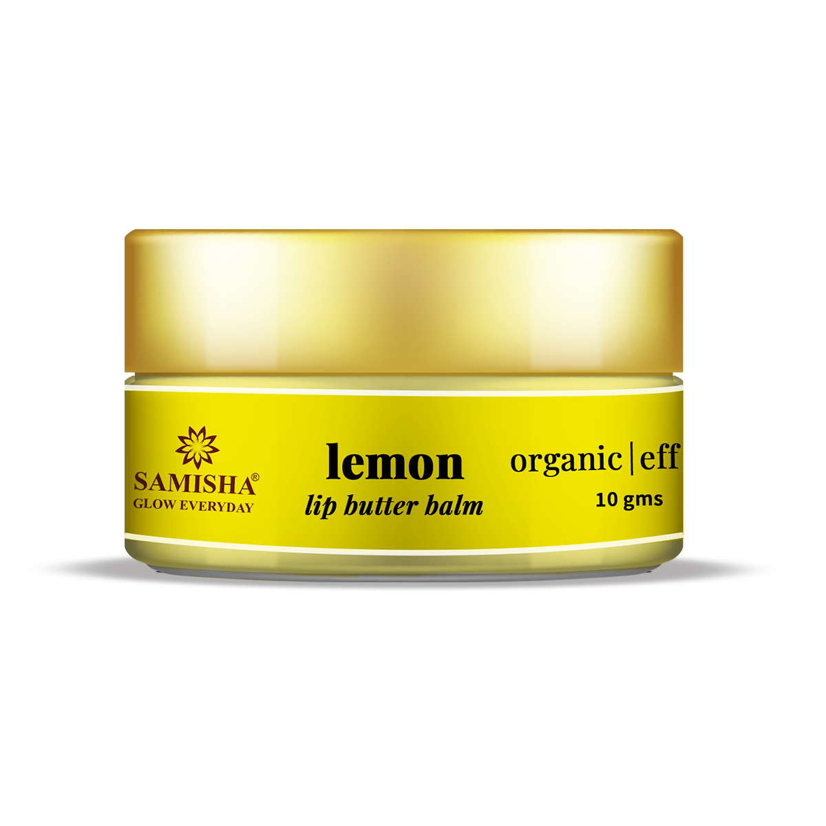Lemon Enriched Organic Lip Balm For Chapped Lips - 10gms
