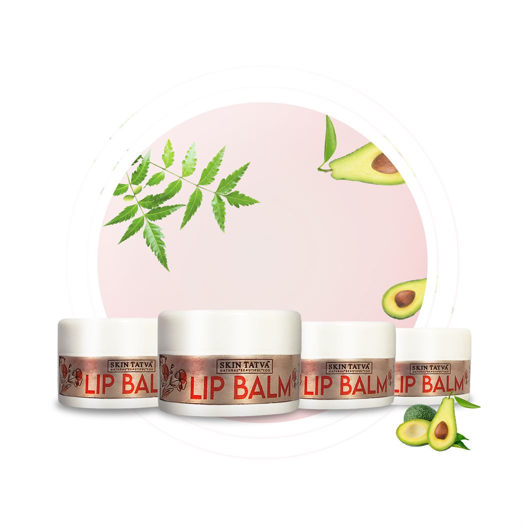 SKIN TATVA AVOCADO LIP BALM PACK OF 4