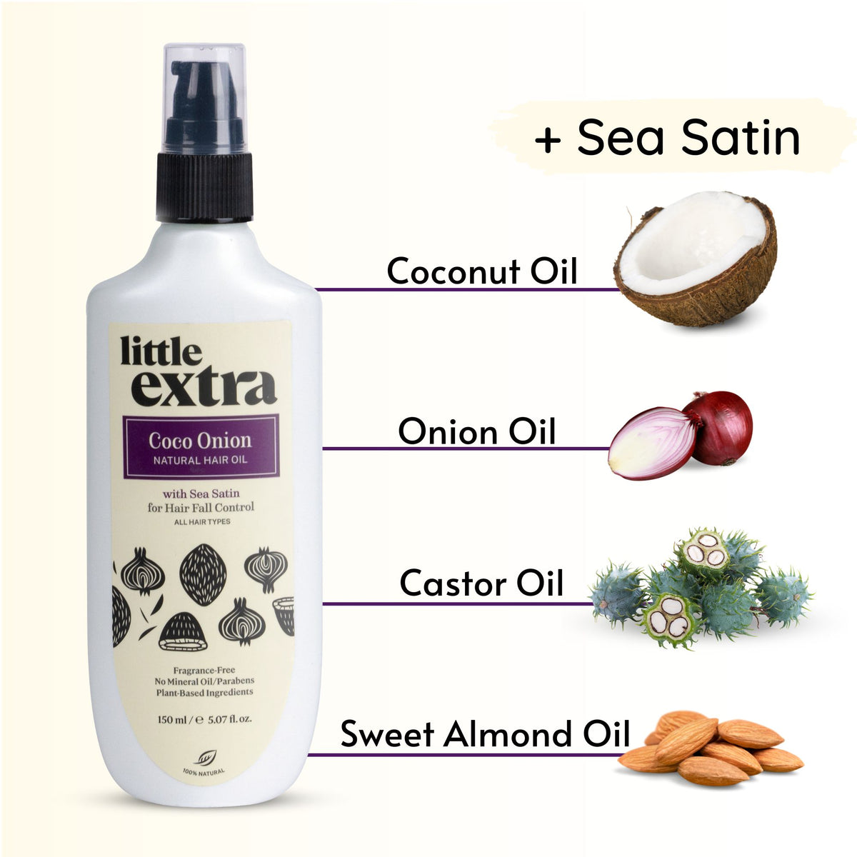 Coco Onion Natural Hair Oil