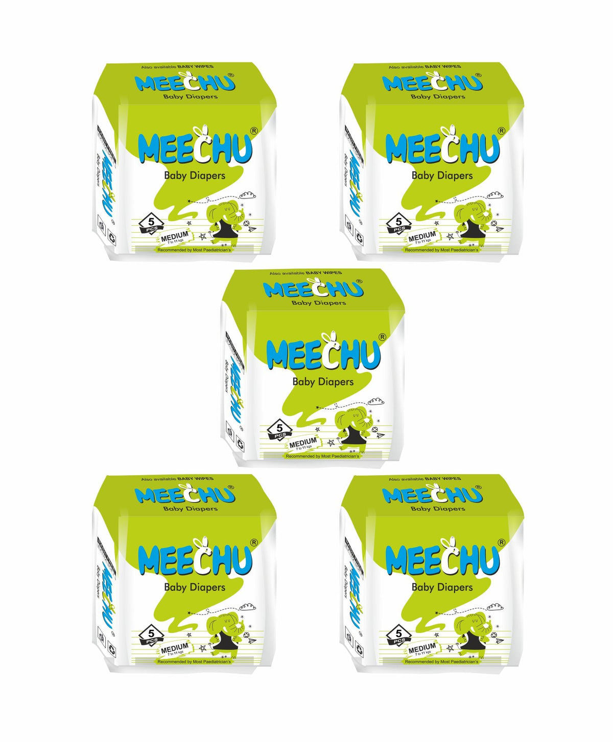 MEECHU BABY DIAPERS MEDIUM