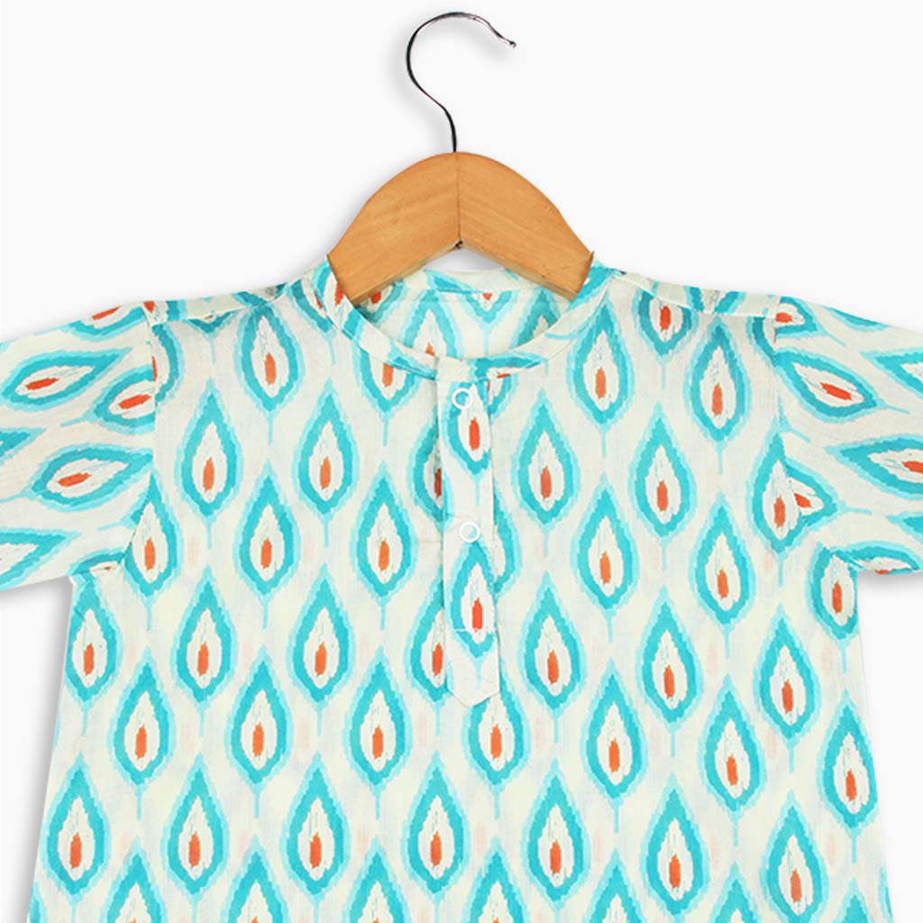 Short Sleeve Kurta - Magic Leaf