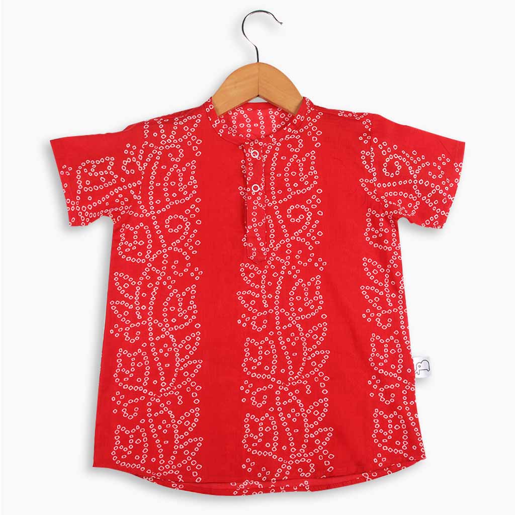 Short Sleeve Kurta - Pack of 3 -Dazzle Green - Maroon Dance - Grey in Harmony