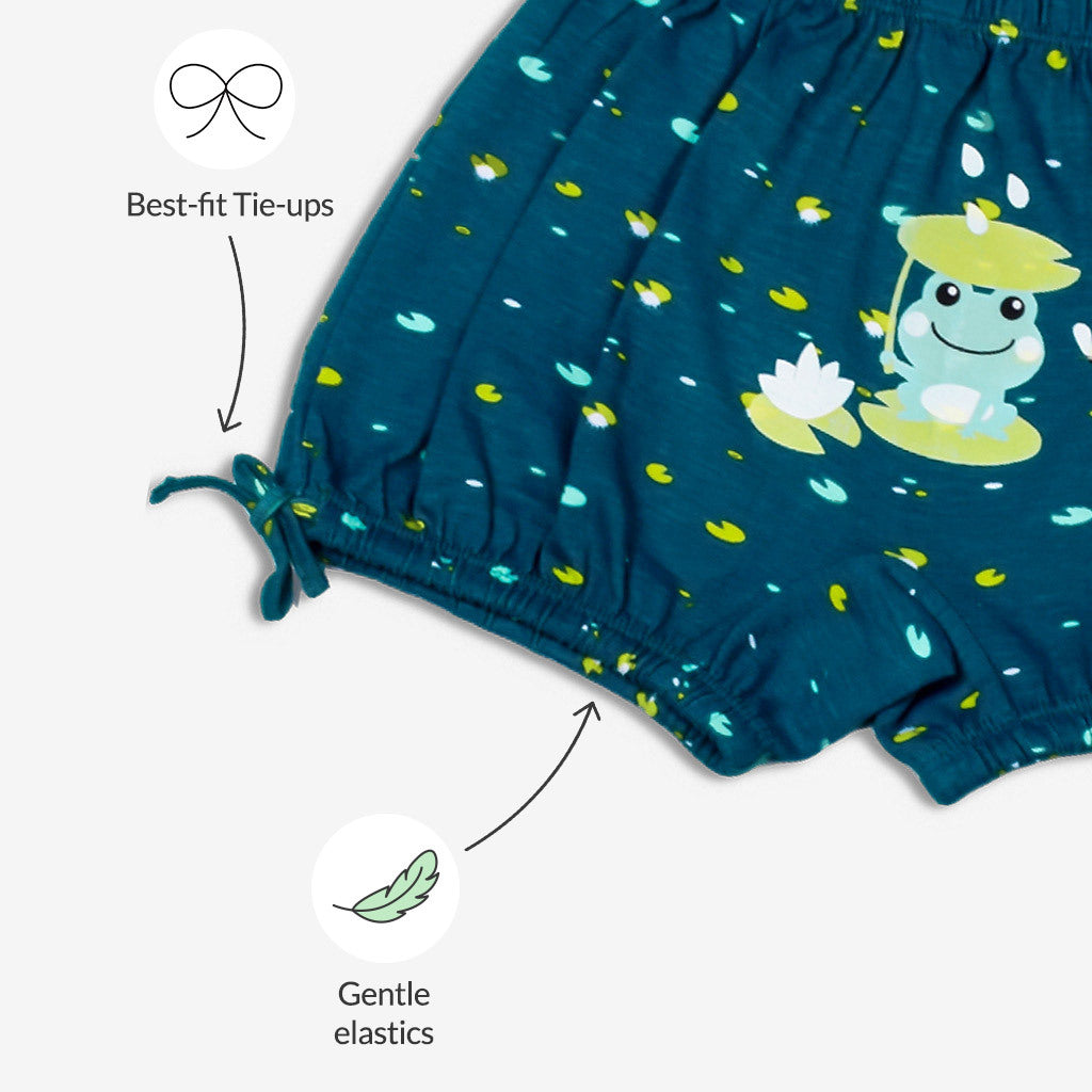 Unisex Toddler Bloomers - 3 Pack ( Rainy Poppins)