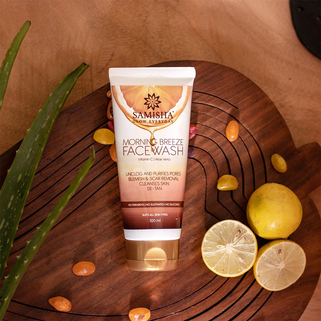 Samisha Organic Complete Face Rejuvenation Kit - Cleansing Milk, Face wash, Toner & Face Serum