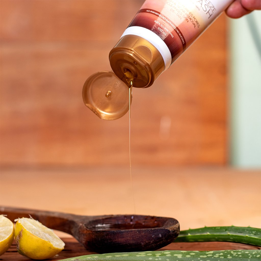 Samisha Organic Skin Brightening Combo (Vitamin C Face Wash + All In One Face Scrub)