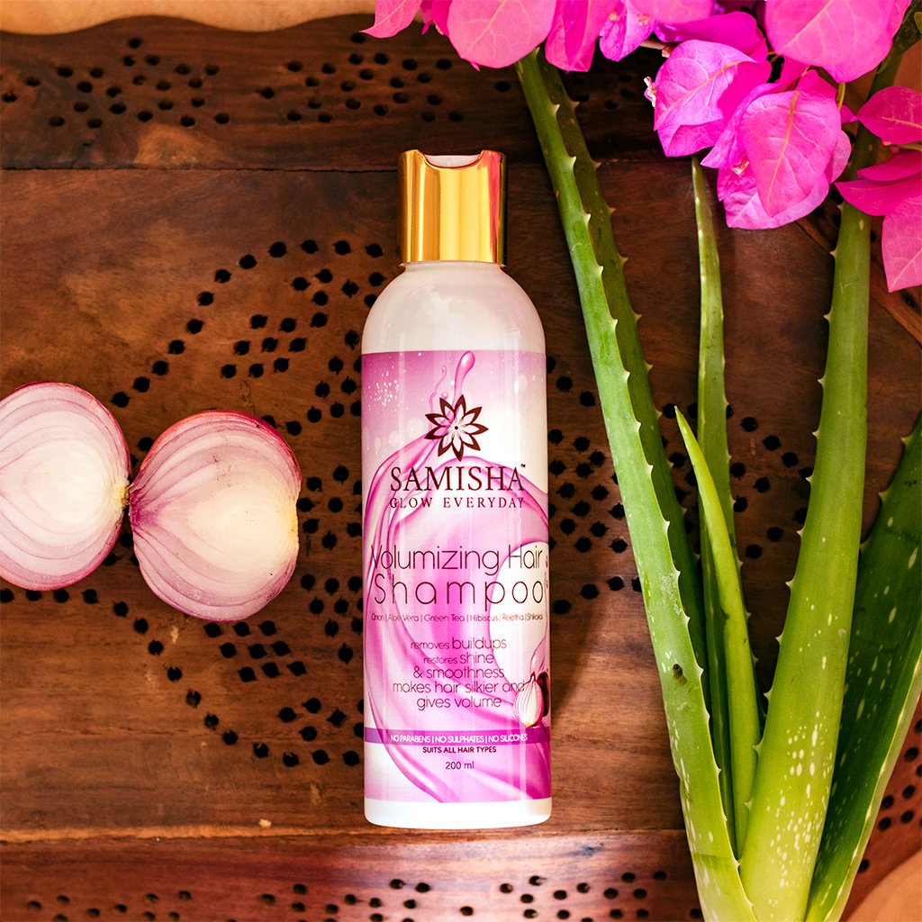 Samisha Organic Red Onion Ultimate Hair Care Regime (Shampoo+Hair Oil) - 400 ML