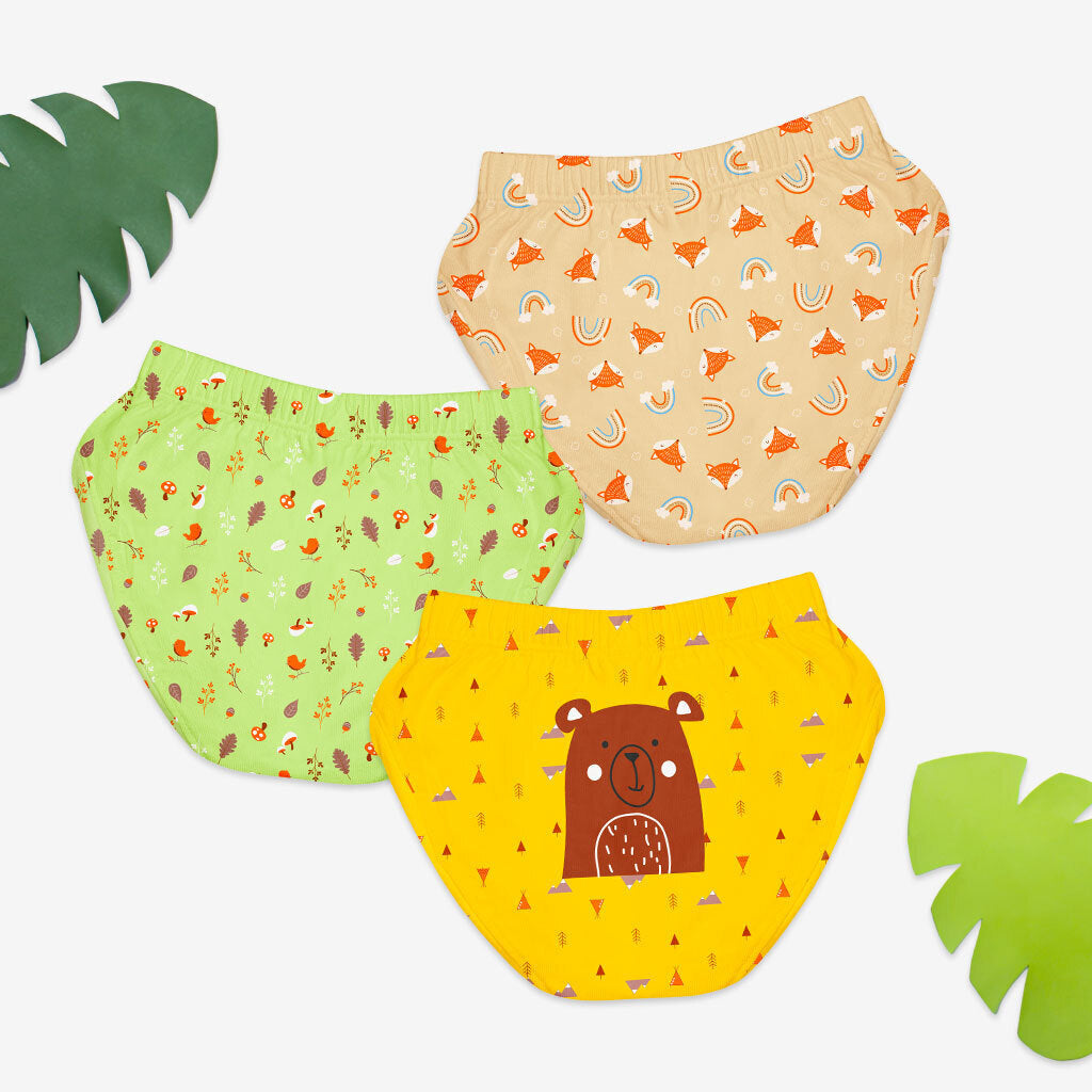 Choose Print and Size for Pack of 3 Briefs