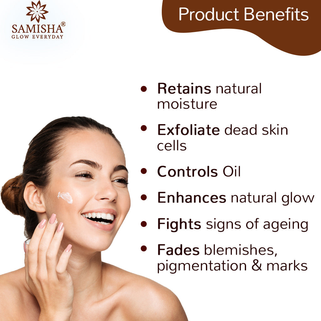 Exfoliating Face Scrub For Skin Brightening | De Tan, Dirt Removal, 100 GM