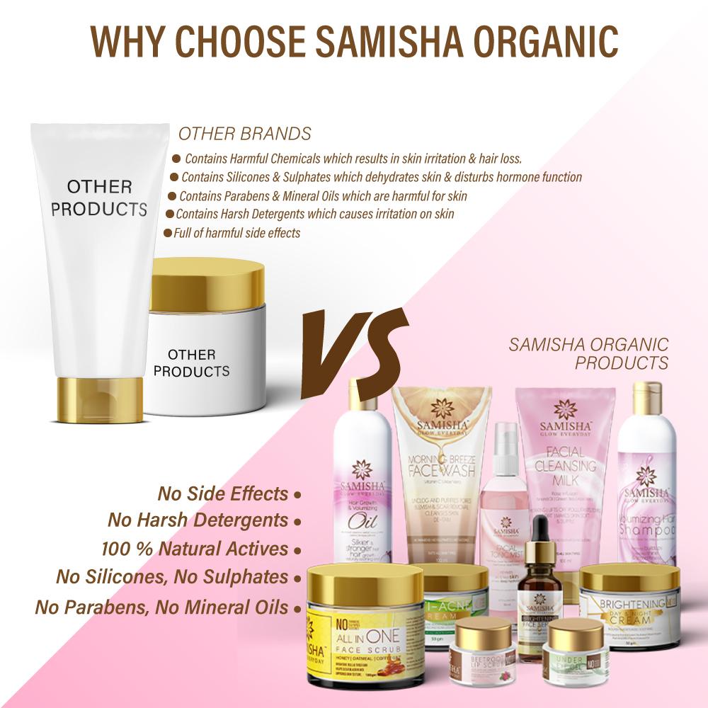 Samisha Organic Ultimate Vitamin C Face Combo (Face Wash + Face Serum)