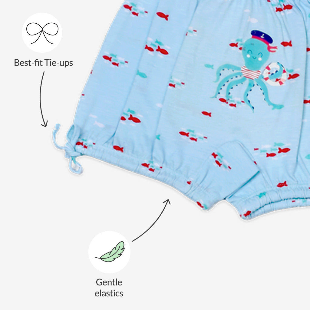 Young Girl Bloomer-6 Pack (Woody Goody - Sea-saw)